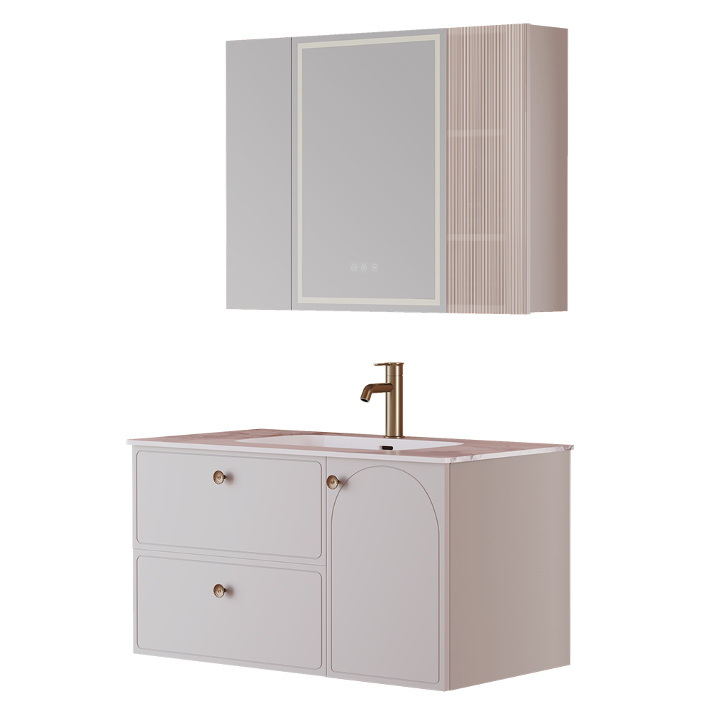 BC6301-100巖板款 生態(tài)實木浴室柜